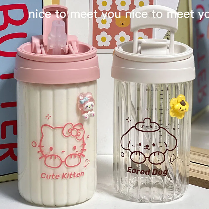 Kawaii Hello kittys Kuromi Pochacco Water Cup Cartoon Cute Sanrioed Coffee Cup Anime Girl Heart Student Milk Cup Gift for Girls
Kawaii Hello kittys Kuromi Pochacco Water Cup Cartoon Cute Sanrioed Coffee Cup Anime Girl Heart Student Milk Cup Gift for Girls