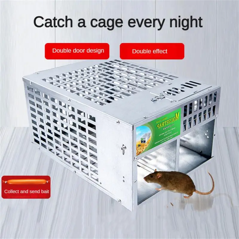 Mouse Trap Rats Cage Safety Reusable Household Gadget Indoor Outdoor Rat Trap Rat Cage Automatic Rat Traps Pet Control Tools
Mouse Trap Rats Cage Safety Reusable Household Gadget Indoor Outdoor Rat Trap Rat Cage Automatic Rat Traps Pet Control Tools