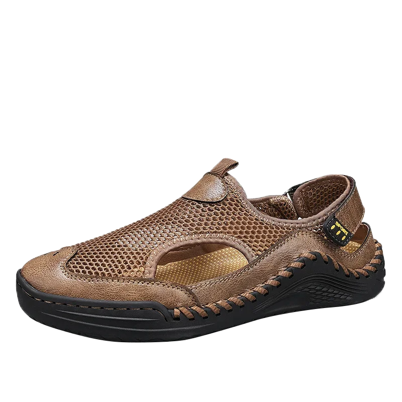 New Summer Sandals Breathable Men Shoes Leather Mesh 2024 Outdoor Men Sandals Antiskid Beach Sandals Hollow Flats Footwear
New Summer Sandals Breathable Men Shoes Leather Mesh 2024 Outdoor Men Sandals Antiskid Beach Sandals Hollow Flats Footwear
