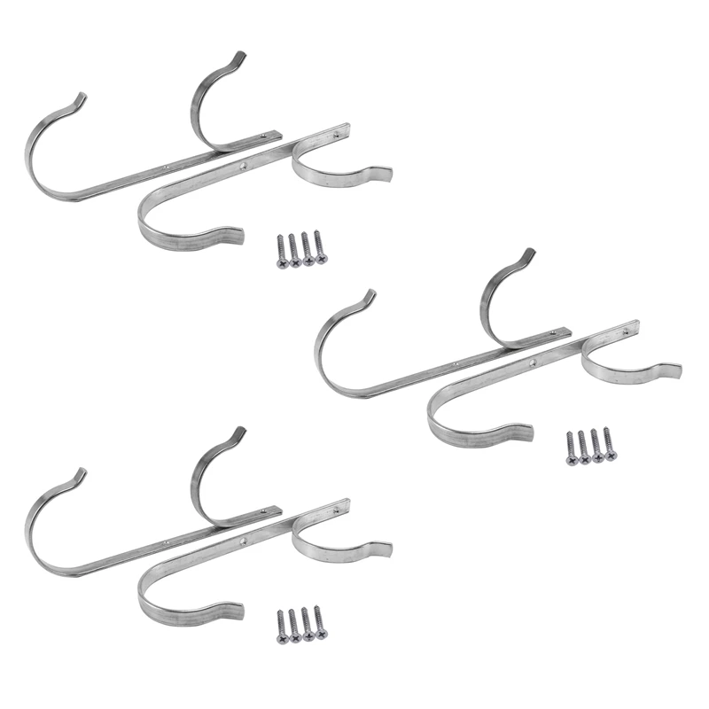 Pool Pole Hanger Premium 6Pcs Aluminium Holder Set, Perfect Hooks For Telescopic Poles, Skimmers, Leaf Rakes, Nets
Pool Pole Hanger Premium 6Pcs Aluminium Holder Set, Perfect Hooks For Telescopic Poles, Skimmers, Leaf Rakes, Nets
