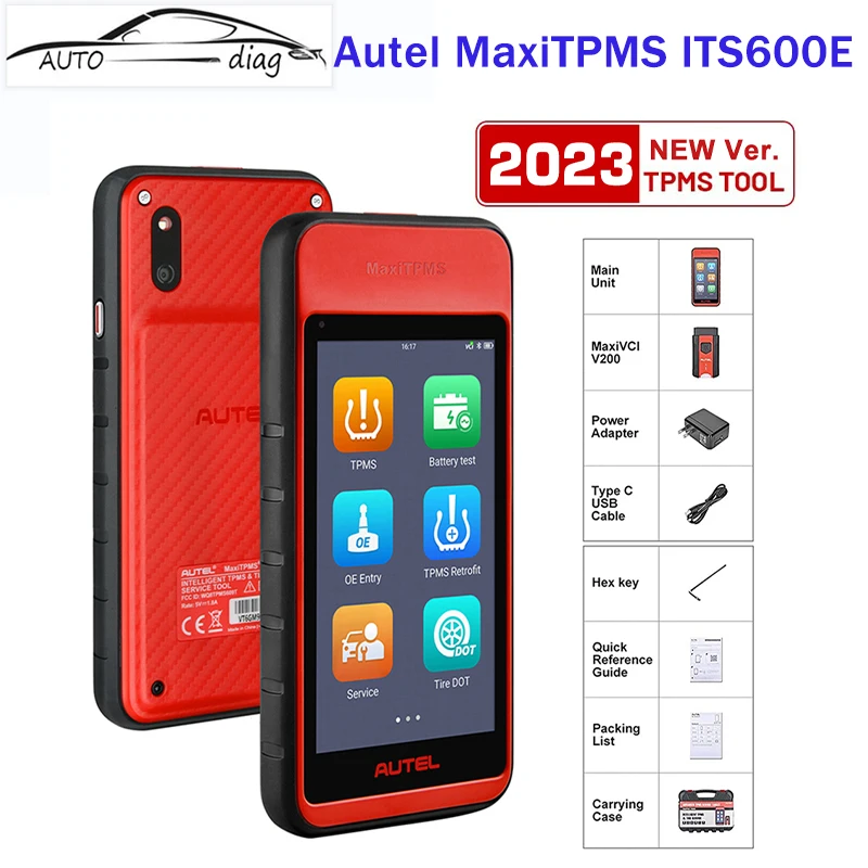 Инструмент программирования датчиков TPMS Autel MaxiTPMS ITS600E, инструмент для диагностики системы шин, сброс масла, BMS, SAS, EPB, обновленная версия TS508
Инструмент программирования датчиков TPMS Autel MaxiTPMS ITS600E, инструмент для диагностики системы шин, сброс масла, BMS, SAS, EPB, обновленная версия TS508