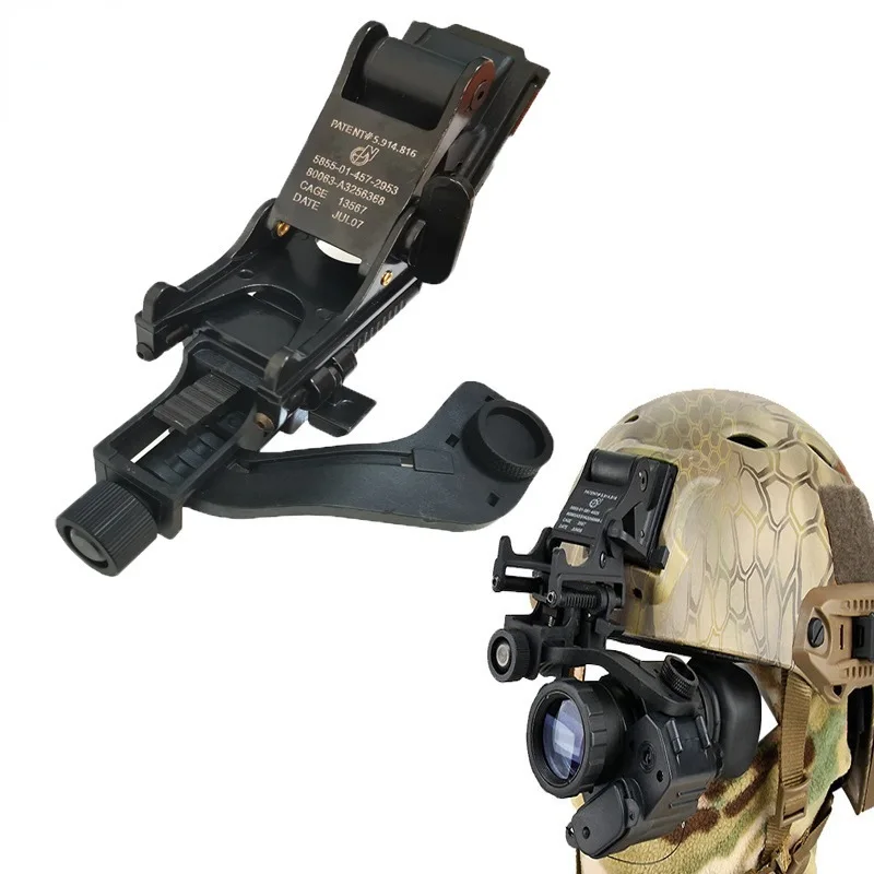 Tactical metal night vision mirror base+J arm bracket adapter is applicable to helmet night vision mirror PVS-14
Tactical metal night vision mirror base+J arm bracket adapter is applicable to helmet night vision mirror PVS-14