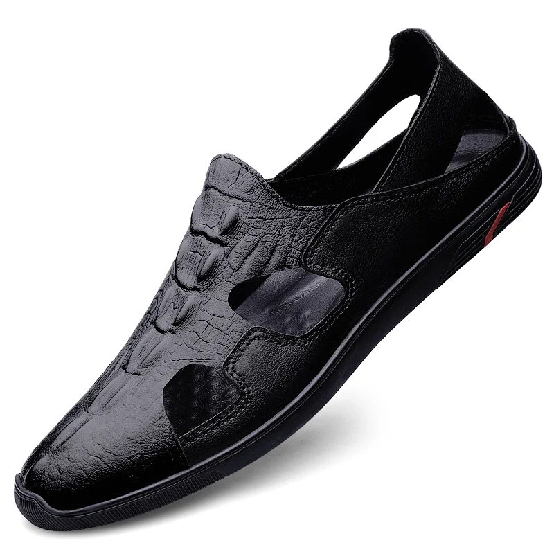 High Quality Casual Shoes Genuine Leather Men's Sandals Summer Soft Shoes Luxury Designers Loafers High Quality Driving shoes
High Quality Casual Shoes Genuine Leather Men's Sandals Summer Soft Shoes Luxury Designers Loafers High Quality Driving shoes