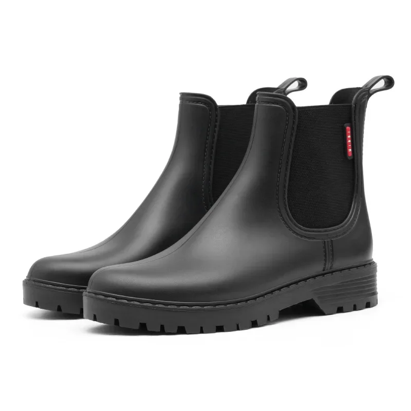 Chelsea Rain Boots Women's Waterproof Shoes Rainy Ladies Rubber Rainshoes Woman Galoshes Non-slip Pull-on Rain Boots 2024
Chelsea Rain Boots Women's Waterproof Shoes Rainy Ladies Rubber Rainshoes Woman Galoshes Non-slip Pull-on Rain Boots 2024