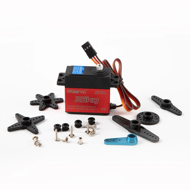 GXservo GX3225MG 25KG High Torque Digital Servo Steering Gear Robotic Steering Gear For DIY Robotic RC Car
GXservo GX3225MG 25KG High Torque Digital Servo Steering Gear Robotic Steering Gear For DIY Robotic RC Car