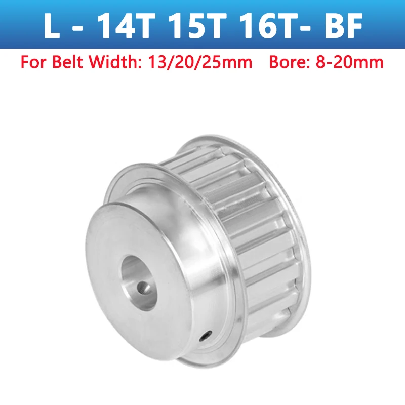 1pc 14 15 16 Teeth L Timing Pulley 14T 15T 16T Aluminum Synchronous Wheel Bore 8/10/12/12.7/14-20mm for Belt Width 13/20/25mm BF
1pc 14 15 16 Teeth L Timing Pulley 14T 15T 16T Aluminum Synchronous Wheel Bore 8/10/12/12.7/14-20mm for Belt Width 13/20/25mm BF