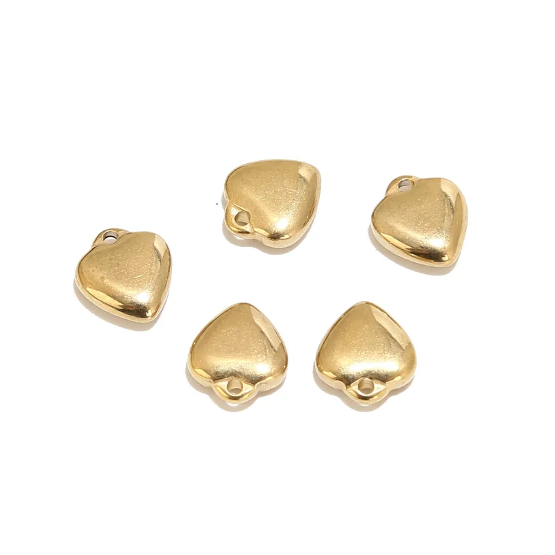 10pcs Stainless Steel 10*11mm Charm Fashion Heart Pendants Connectors For DIY Necklaces Making Findings Accessories
10pcs Stainless Steel 10*11mm Charm Fashion Heart Pendants Connectors For DIY Necklaces Making Findings Accessories