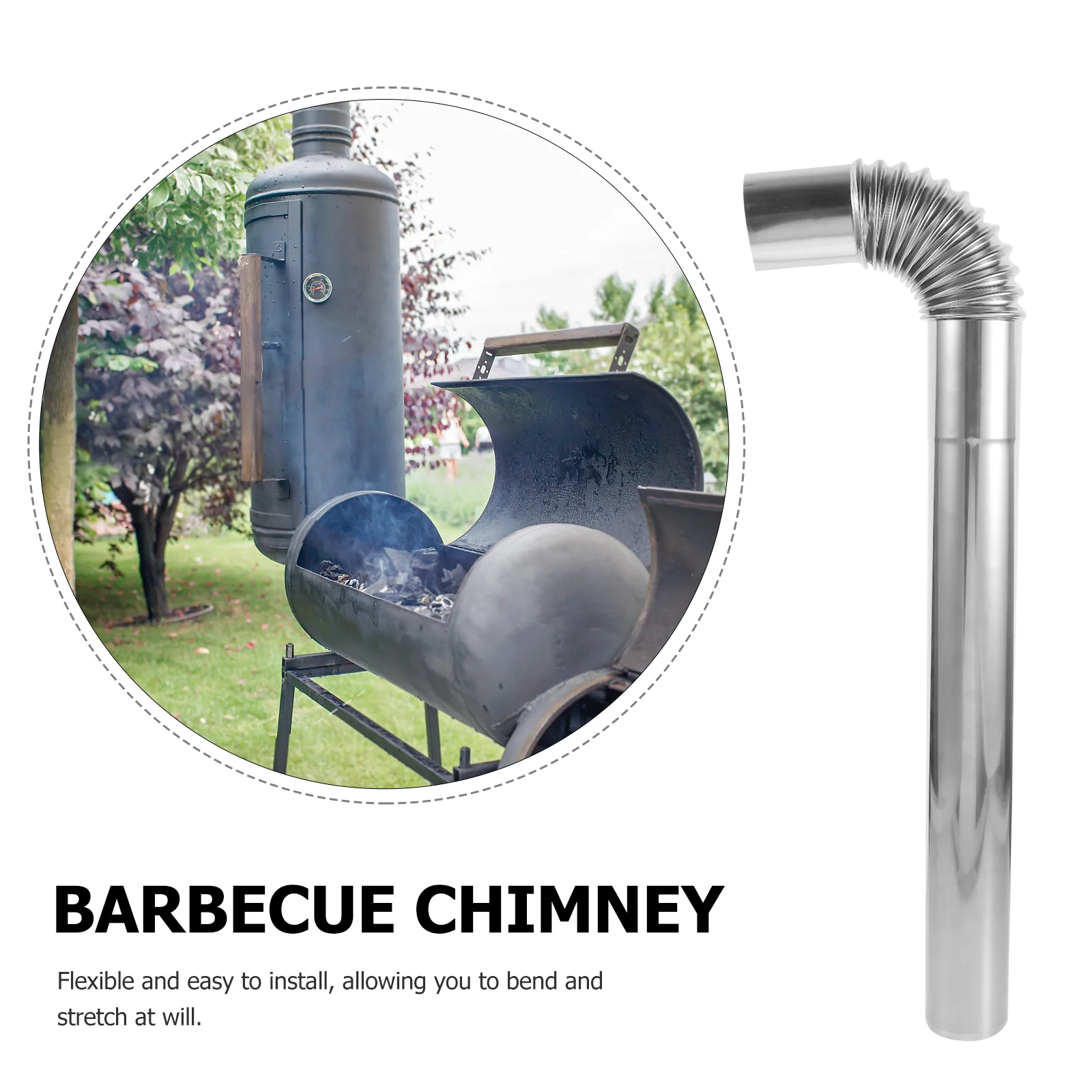 Home Vent Hoses Exhaust Pipe Air Charcoal Bbq with Lid Stove Flexible Chimney Flue for
Home Vent Hoses Exhaust Pipe Air Charcoal Bbq with Lid Stove Flexible Chimney Flue for