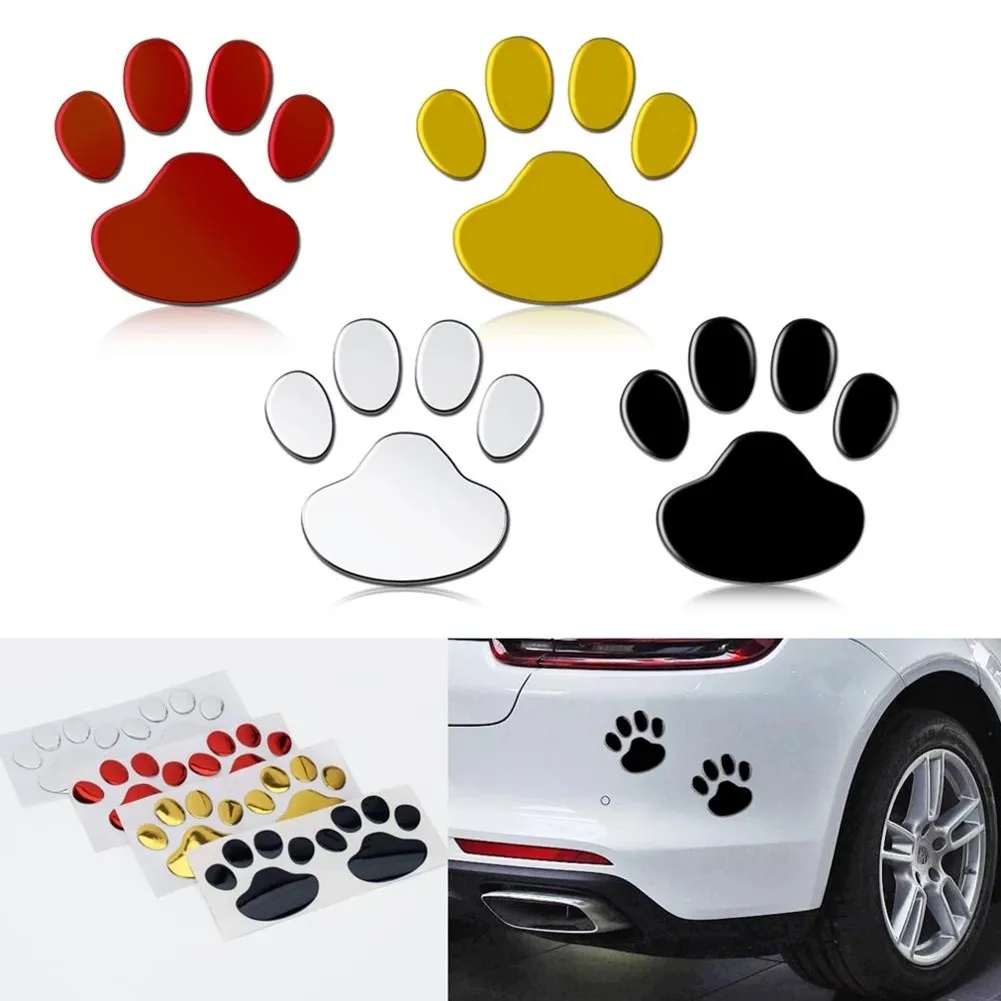 Car Sticker Design Paw 3D Animal Dog Cat Bear Prints Footprint Decal Car Stickers Silver Gold Red Accessories Auto Accessories
Car Sticker Design Paw 3D Animal Dog Cat Bear Prints Footprint Decal Car Stickers Silver Gold Red Accessories Auto Accessories