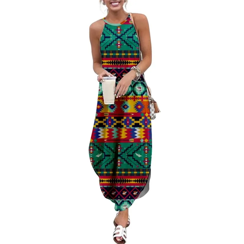 Women's Hawaiian casual dress Aztec ethnic floral print Retro halter dress women's fashion dress Y2K
Women's Hawaiian casual dress Aztec ethnic floral print Retro halter dress women's fashion dress Y2K