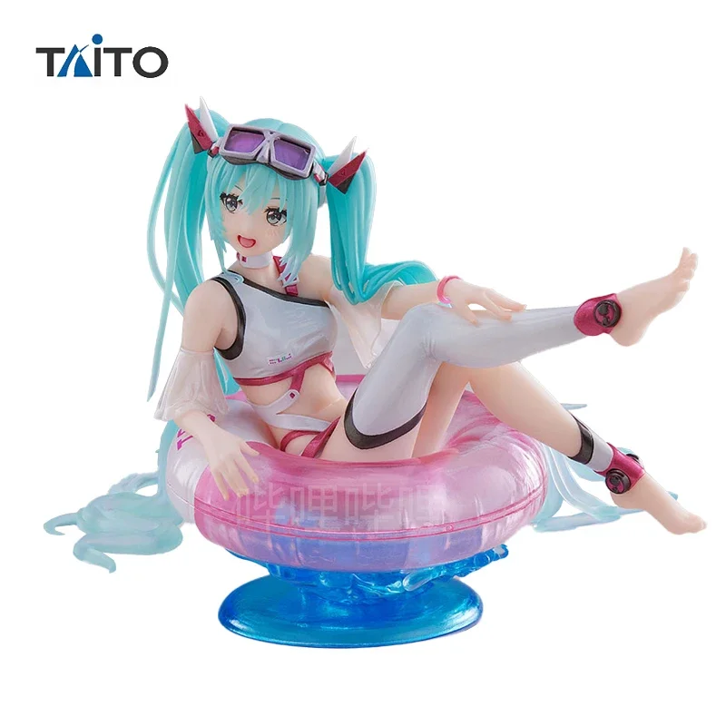 Оригинальная аниме, TAITO Hatsune Miku VOCALOID, купальник 2022 Miku, Фигурка 10 см, ПВХ экшн-фигурка, модель, игрушки для девочек, подарок
Оригинальная аниме, TAITO Hatsune Miku VOCALOID, купальник 2022 Miku, Фигурка 10 см, ПВХ экшн-фигурка, модель, игрушки для девочек, подарок