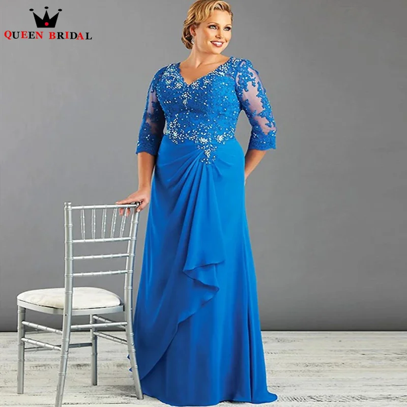 Exquisite Blue Mother Of The Bride Dresses Three Quarter Plus Size Chiffon Lace vestido madre del novio boda 2023 Custom DT71
Exquisite Blue Mother Of The Bride Dresses Three Quarter Plus Size Chiffon Lace vestido madre del novio boda 2023 Custom DT71