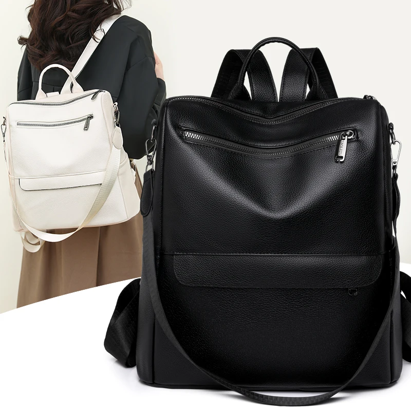 XZAN Large Capacity Backpack Purses High Quality Leather Female Vintage Bag School Bags Travel Bagpack Ladies Bookbag Rucksack
XZAN Large Capacity Backpack Purses High Quality Leather Female Vintage Bag School Bags Travel Bagpack Ladies Bookbag Rucksack
