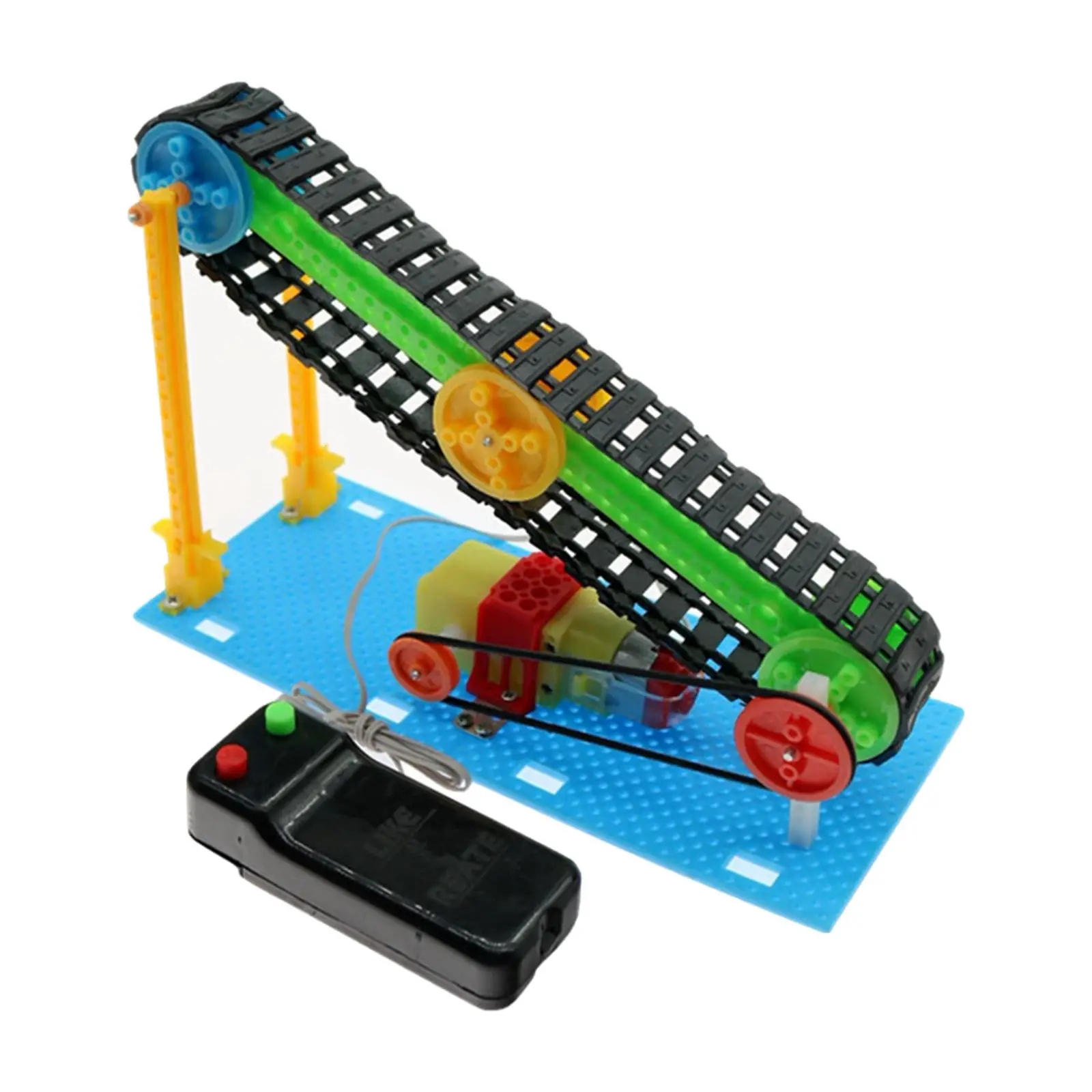 DIY Electric Conveyor Toy Develop Toy Conveyor Belt Physics Science Experiment for Teens Children Kids Beginners Holiday Gifts
DIY Electric Conveyor Toy Develop Toy Conveyor Belt Physics Science Experiment for Teens Children Kids Beginners Holiday Gifts