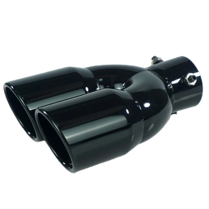 Stainless Steel Car Exhaust Pipe Muffler Tail Rear Double Outlet Tailpipe U90C Systems Auto Parts Accessories
Stainless Steel Car Exhaust Pipe Muffler Tail Rear Double Outlet Tailpipe U90C Systems Auto Parts Accessories