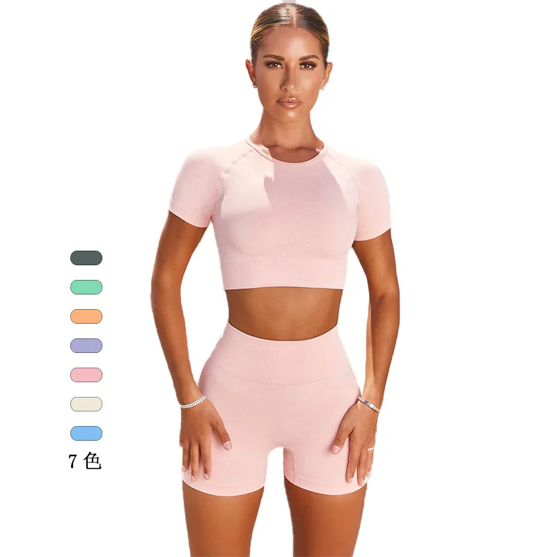 Seamless Yoga Shirts Women Quick Dry Running Tops Tight Workout Gym Tees Female Short Sleeve Fitness Sports T-Shirts Jerseys
Seamless Yoga Shirts Women Quick Dry Running Tops Tight Workout Gym Tees Female Short Sleeve Fitness Sports T-Shirts Jerseys