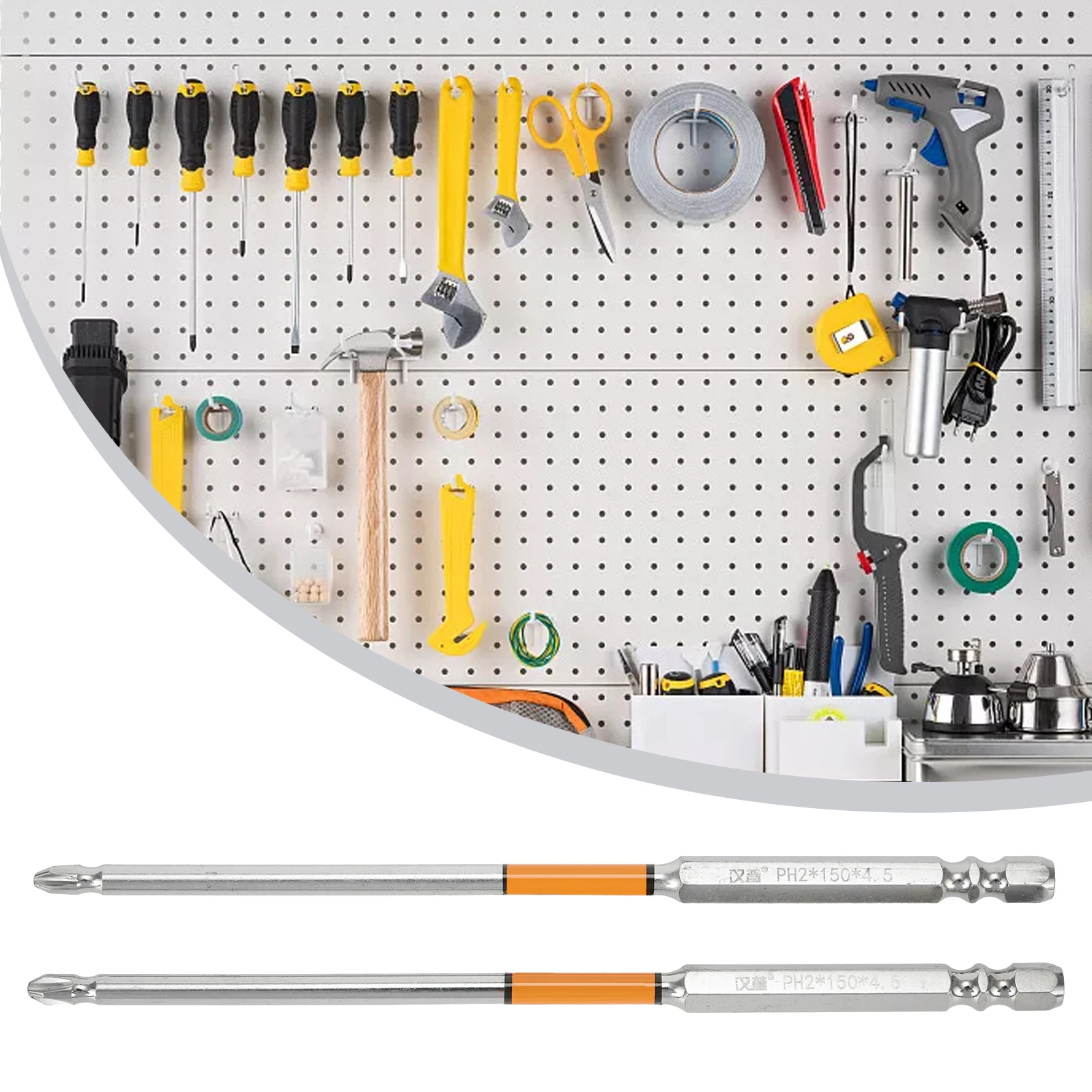 

2 шт. PH2 крестовые биты для отвертки 1/4 ''с шестигранным хвостовиком для ручных дрелей электрических отверток ударные сверла ручной инструмент Аксессуары