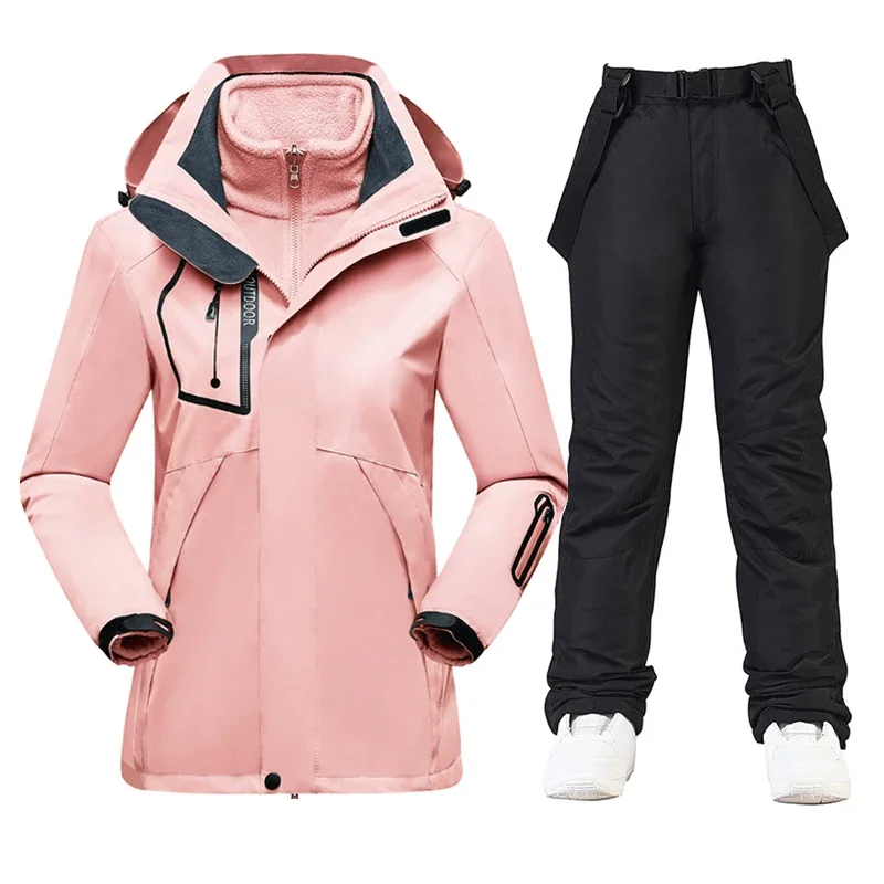 Ski Suit Women Winter Skiing Snowboarding Clothes Thick Warm Waterproof Ski Jackets Outdoor Snow Jacket + Pants For Women
Ski Suit Women Winter Skiing Snowboarding Clothes Thick Warm Waterproof Ski Jackets Outdoor Snow Jacket + Pants For Women
