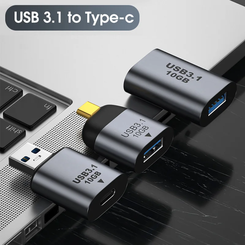 USB Type-C To USB 3.1 Male Female Adapter 10Gbps Fast Data Transfer Converter for Samsung Xiaomi Phone Tablet Connector
USB Type-C To USB 3.1 Male Female Adapter 10Gbps Fast Data Transfer Converter for Samsung Xiaomi Phone Tablet Connector