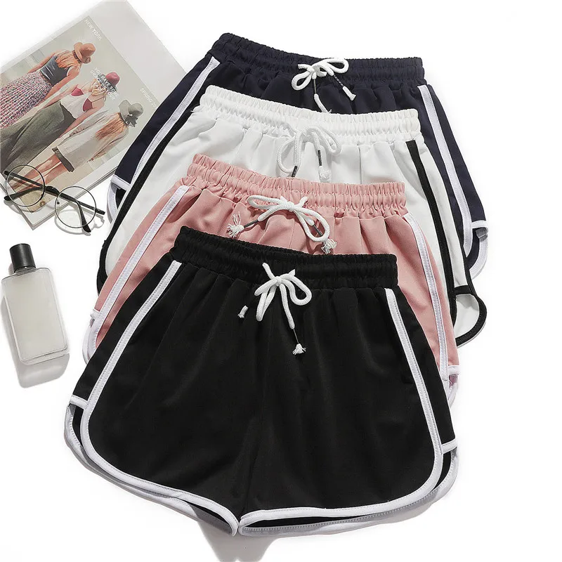 Simple Shorts Women Summer High Elastic Lace Up Drawstring Wide Leg Sweat Short Fitness Running Shorts Loose Casual Sports Pants
Simple Shorts Women Summer High Elastic Lace Up Drawstring Wide Leg Sweat Short Fitness Running Shorts Loose Casual Sports Pants