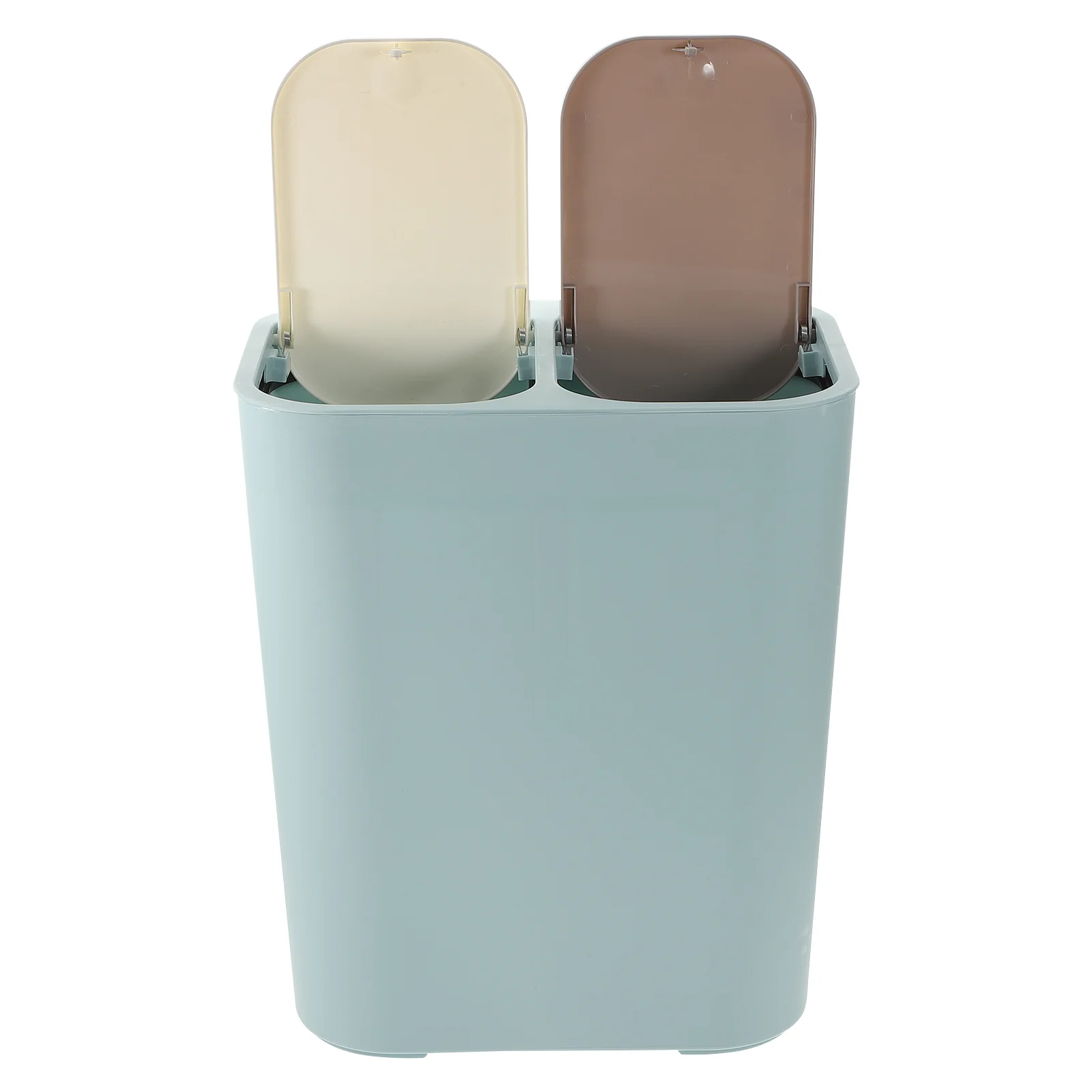 Dual Trash Can Plastic Garbage Can Recycle Bin Lid Dry Wet Classified Waste Can Dustbin Rubbish Box Garbage Container
Dual Trash Can Plastic Garbage Can Recycle Bin Lid Dry Wet Classified Waste Can Dustbin Rubbish Box Garbage Container