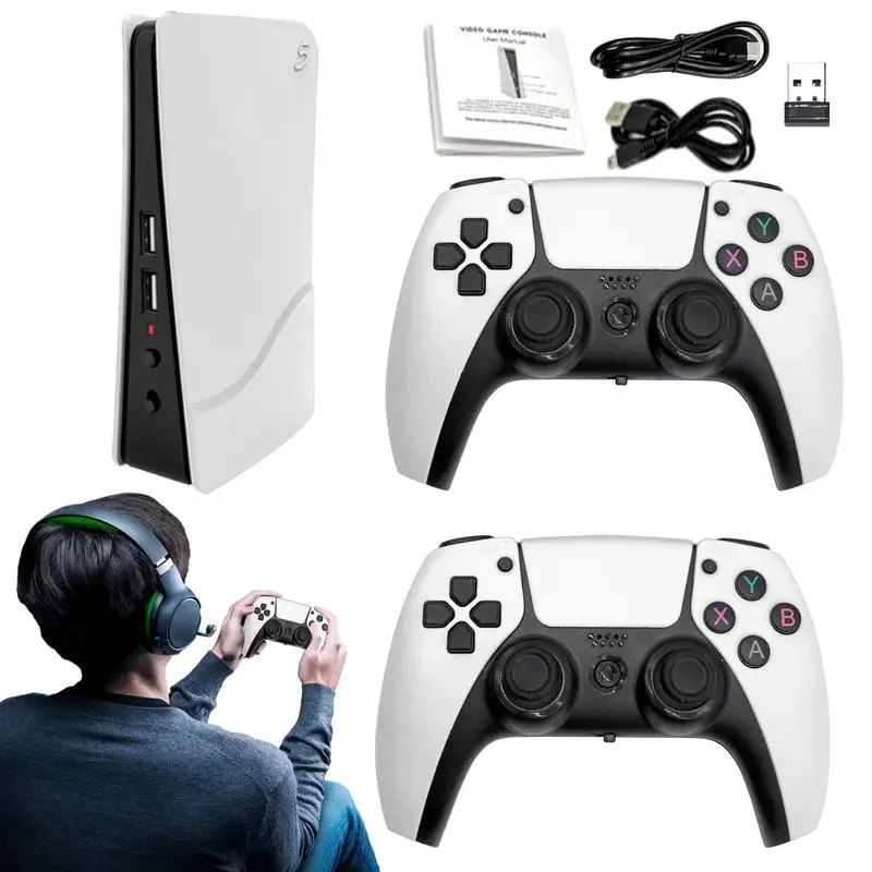 TV Game Console Game Box with 40000 Games 4K Hd TV Game Box Retro Game Device and Dual Wireless Controller for Game Player
TV Game Console Game Box with 40000 Games 4K Hd TV Game Box Retro Game Device and Dual Wireless Controller for Game Player