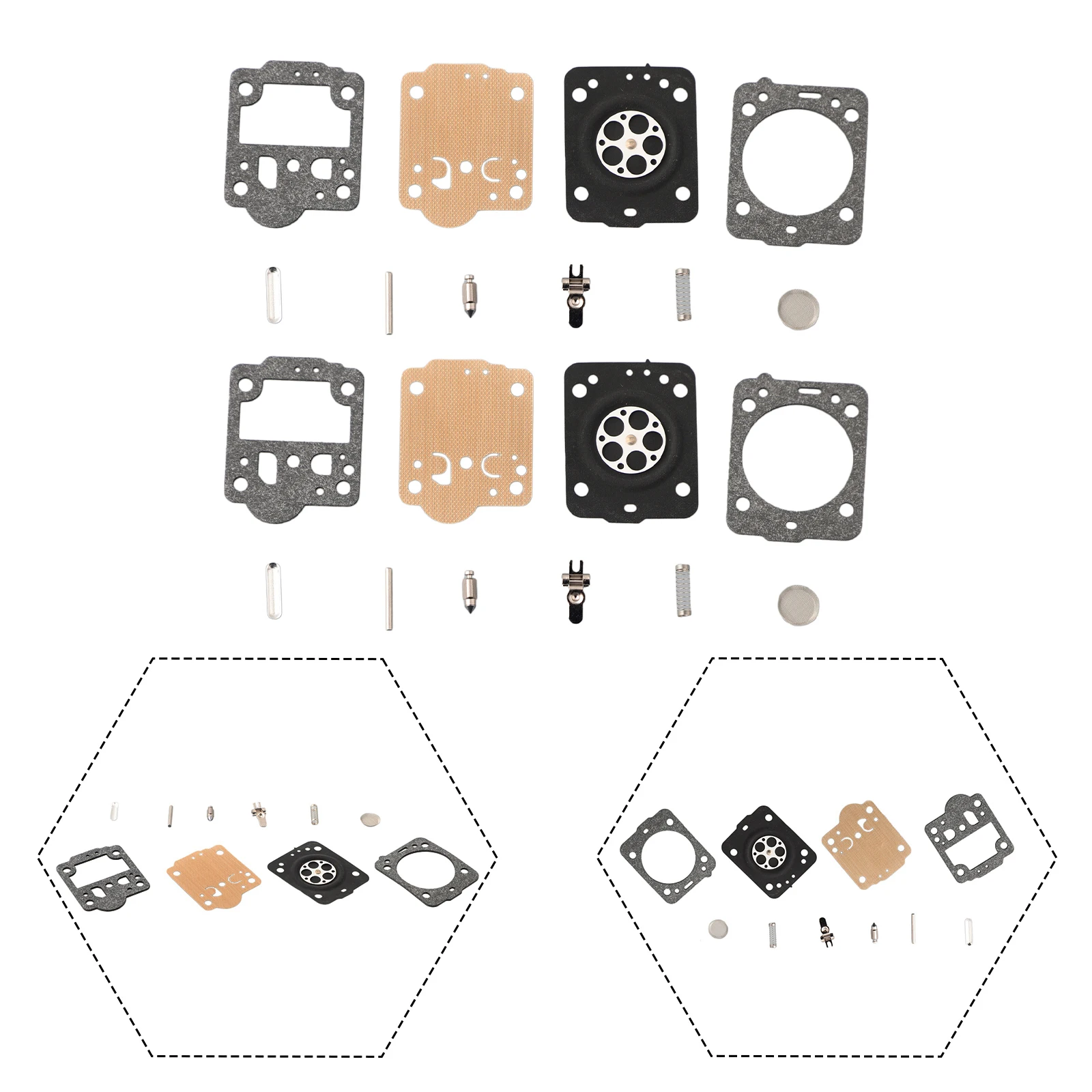 2 Set Carburetor Repair Rebuild Kit For CS2240 For 440 235 236 240 Chainsaw Parts Gasket Garden Power Tool
2 Set Carburetor Repair Rebuild Kit For CS2240 For 440 235 236 240 Chainsaw Parts Gasket Garden Power Tool