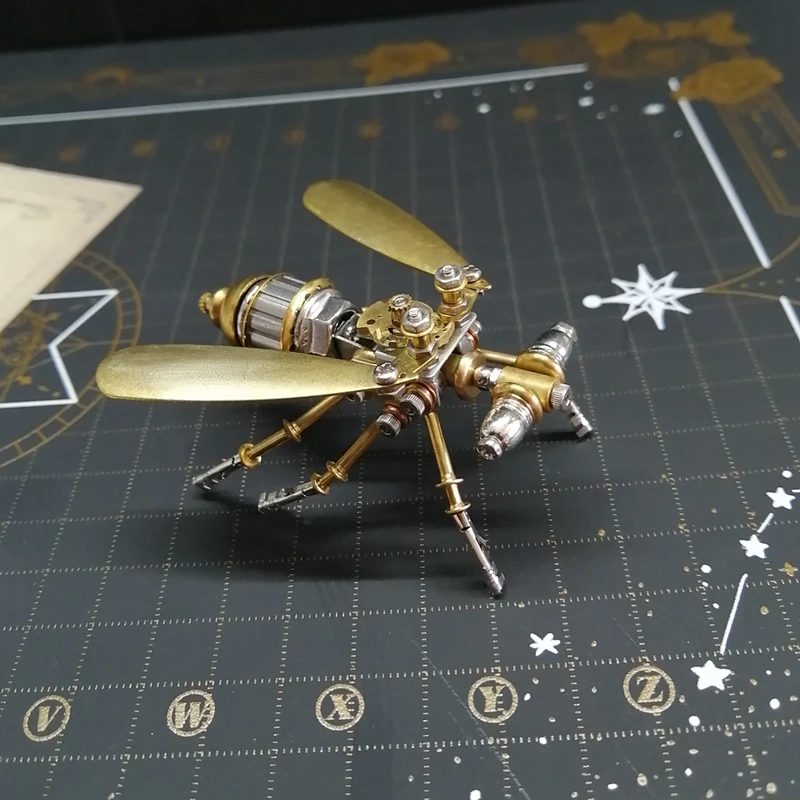 Steampunk Insect Metal Assembly Model Mechanical Sand Fly Ornament Desktop Decoration
Steampunk Insect Metal Assembly Model Mechanical Sand Fly Ornament Desktop Decoration