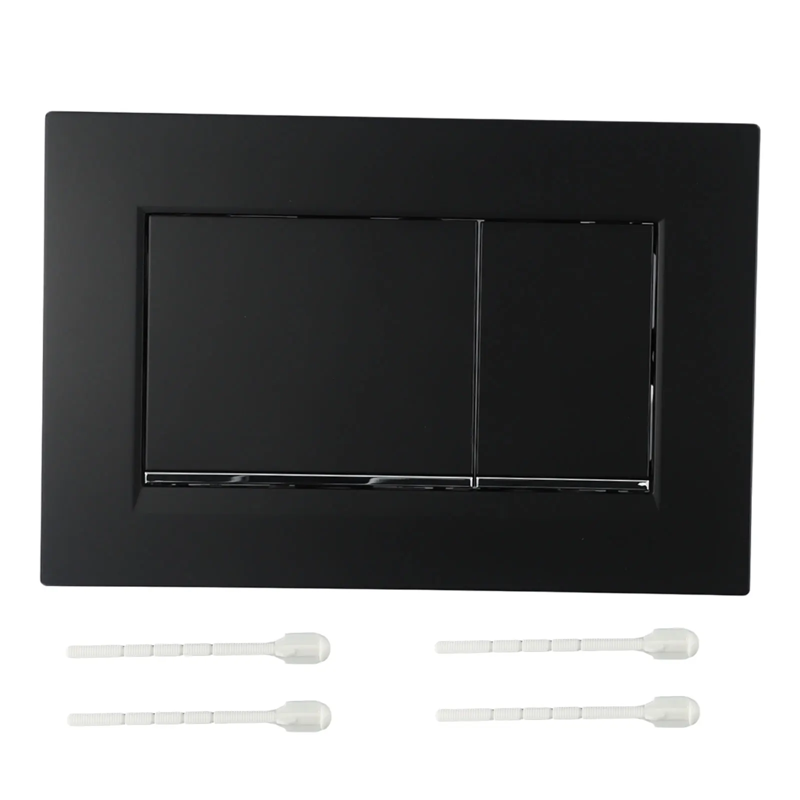 Black Toilet Dual Flush Actuator Plate For Geberit For Sigma30 Concealed Cisterns Flush Push Button White Silver 115.883.JT.1
Black Toilet Dual Flush Actuator Plate For Geberit For Sigma30 Concealed Cisterns Flush Push Button White Silver 115.883.JT.1