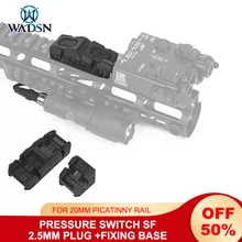 WADSN HRF Airsoft Scout Light Pressure Switch SF/2.5mm Plug M300 M600 Tactical Flahlight Switch Fixing Base Hunting Accessories
WADSN HRF Airsoft Scout Light Pressure Switch SF/2.5mm Plug M300 M600 Tactical Flahlight Switch Fixing Base Hunting Accessories