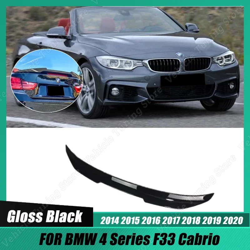 Car Rear Roof Spoiler PSM Style For BMW 4 Series F33 Cabrio 2014-2020 Car Rear Trunk Boot Lip Spoiler Wing Body Kit Tuning ABS
Car Rear Roof Spoiler PSM Style For BMW 4 Series F33 Cabrio 2014-2020 Car Rear Trunk Boot Lip Spoiler Wing Body Kit Tuning ABS