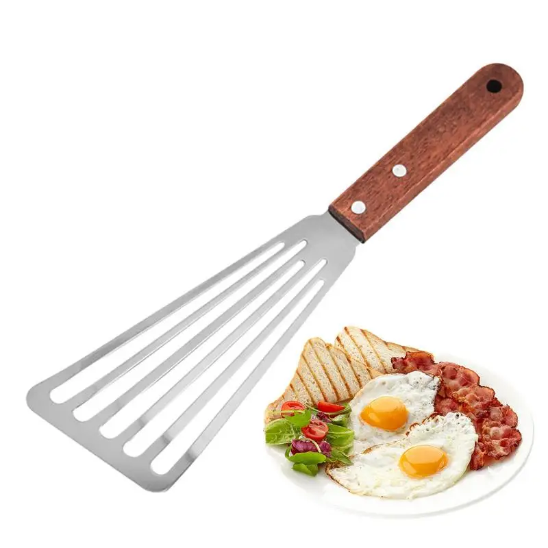 Fish Turner Spatula Slotted Fish Flipper Spatula Nonstick Beefsteak Shovel With Wooden Handle For Fish Frying Grilling Egg
Fish Turner Spatula Slotted Fish Flipper Spatula Nonstick Beefsteak Shovel With Wooden Handle For Fish Frying Grilling Egg