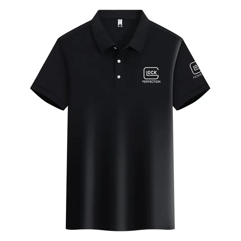 Glock polo estiva di vendita calda Business fashion slim fit polo da uomo a maniche corte casual
Glock polo estiva di vendita calda Business fashion slim fit polo da uomo a maniche corte casual