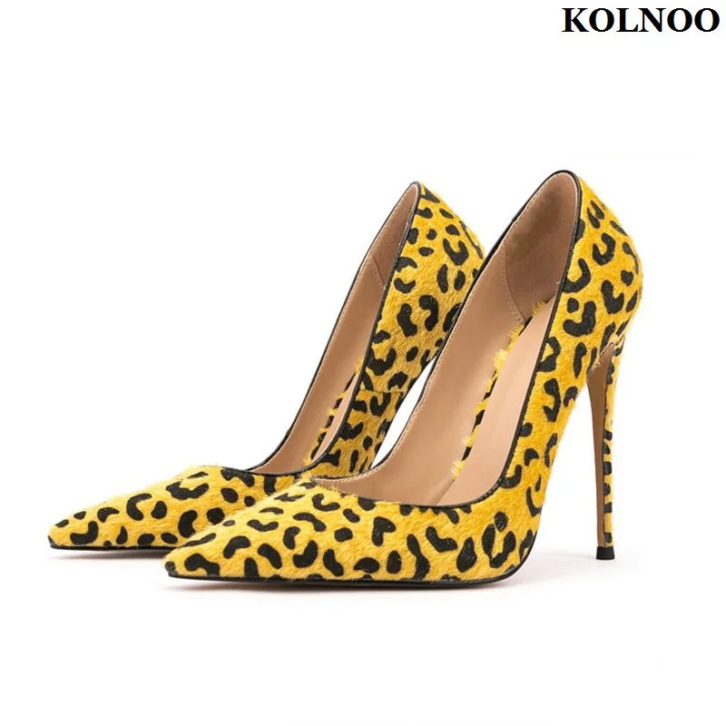 Kolnoo New Arrival Handmade Ladies Stiletto Heels Pumps Leopard Leather Slip-on Pointed-toe Dress Shoes Evening Fashion Shoes
Kolnoo New Arrival Handmade Ladies Stiletto Heels Pumps Leopard Leather Slip-on Pointed-toe Dress Shoes Evening Fashion Shoes