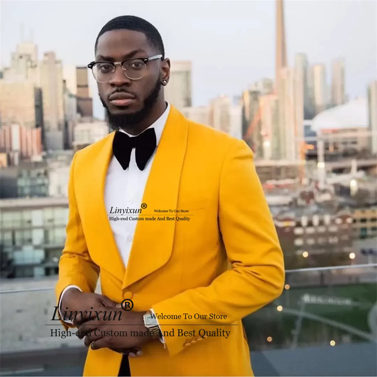 Fashio Yellow Mens Suits Slim Fit Wedding Grooms Tuxedos Shawl Lapel Formal Male Blazer 2 Pieces Sets Costume Homme Jacket Pants
Fashio Yellow Mens Suits Slim Fit Wedding Grooms Tuxedos Shawl Lapel Formal Male Blazer 2 Pieces Sets Costume Homme Jacket Pants