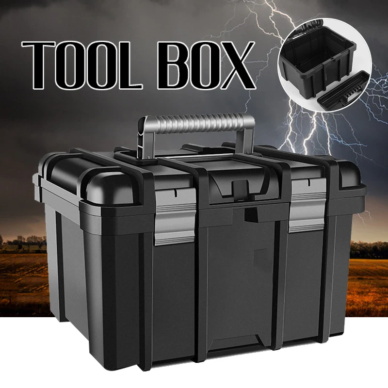 Large Hardware Tool Box Plastic Hard Case Multifunctional Tool Case Portable Tool Organizer Shockproof Repair Case Tool Box
Large Hardware Tool Box Plastic Hard Case Multifunctional Tool Case Portable Tool Organizer Shockproof Repair Case Tool Box