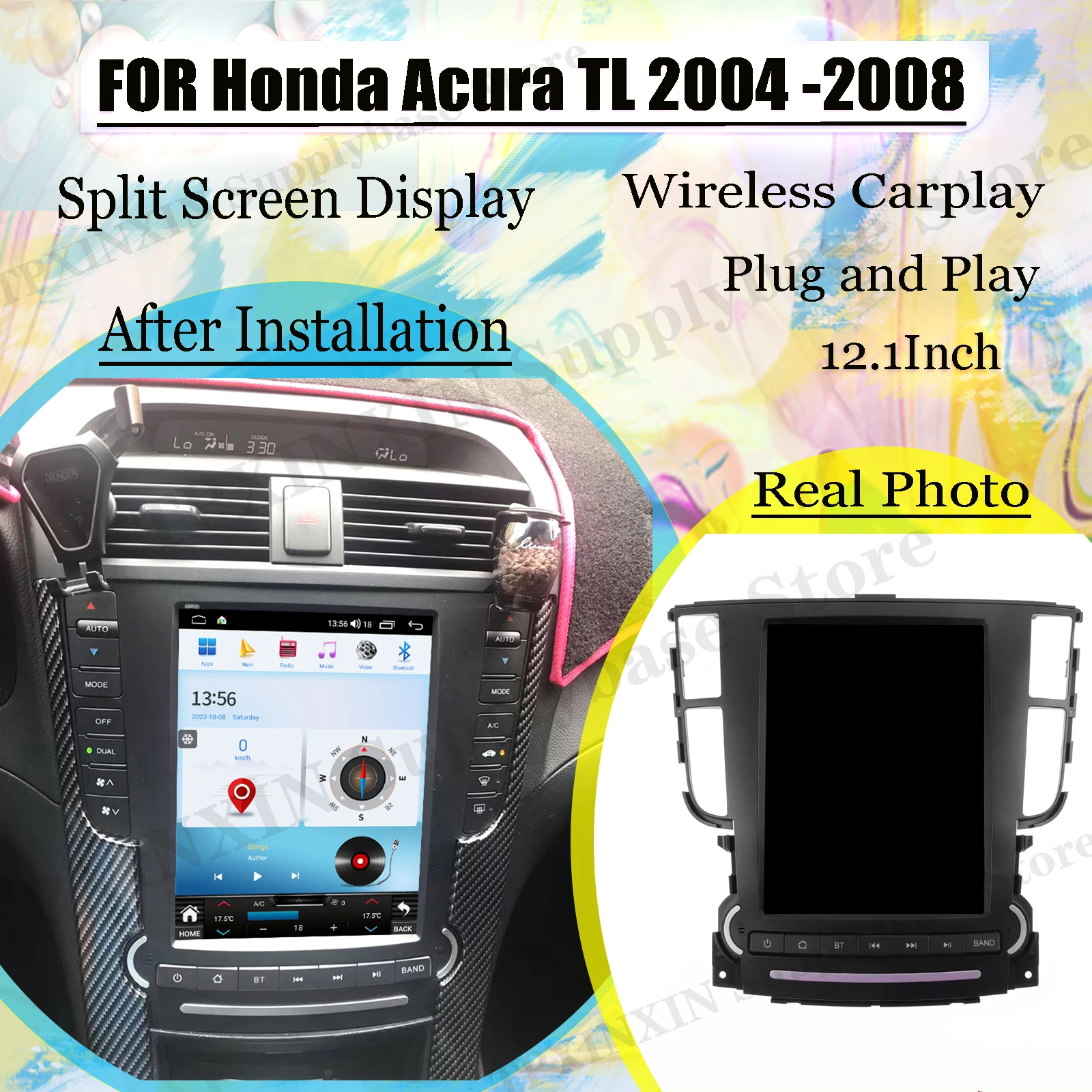 8+256GB Android 12 Automotive Multimedia For Honda Acura TL 2004 2005 2006 2007 2008 GPS Navi Carplay Radio Coche With Bluetooth
8+256GB Android 12 Automotive Multimedia For Honda Acura TL 2004 2005 2006 2007 2008 GPS Navi Carplay Radio Coche With Bluetooth