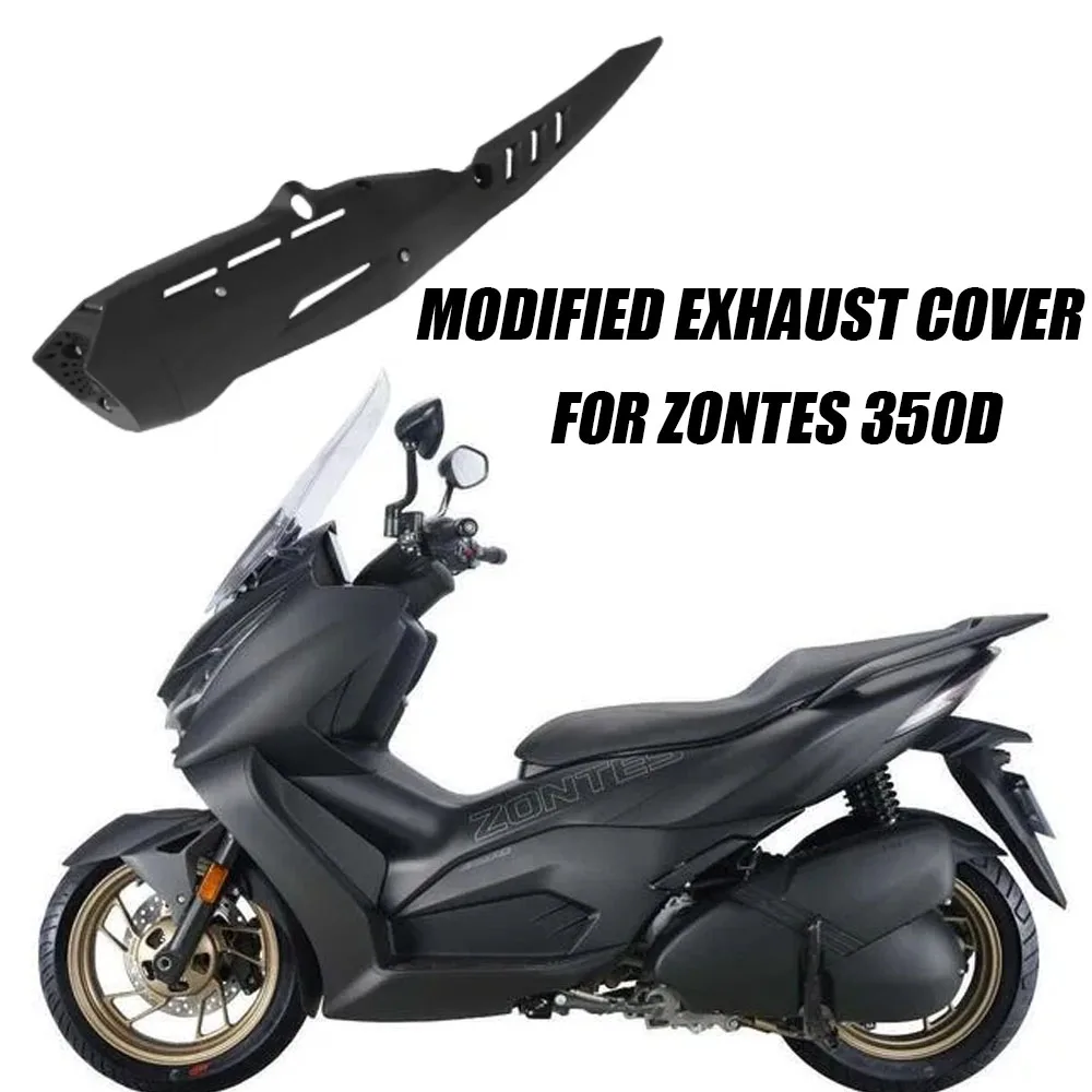 

Motorcycle Modified Exhaust Cover Exhaust Muffler Pipe Cover Guard For ZONTES 350D D350 350 D ZT350D