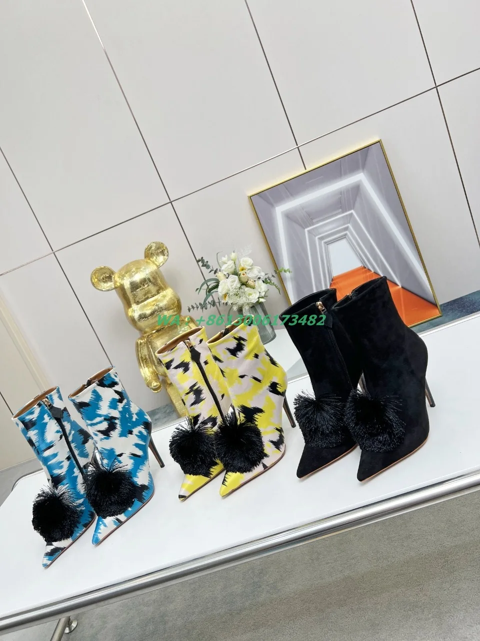 New Design Women Pointed Toe High Heel Tassel Ball Ankle Boots Side Zipper High Heel Ball Tassel Pointy Ankle Boots
New Design Women Pointed Toe High Heel Tassel Ball Ankle Boots Side Zipper High Heel Ball Tassel Pointy Ankle Boots