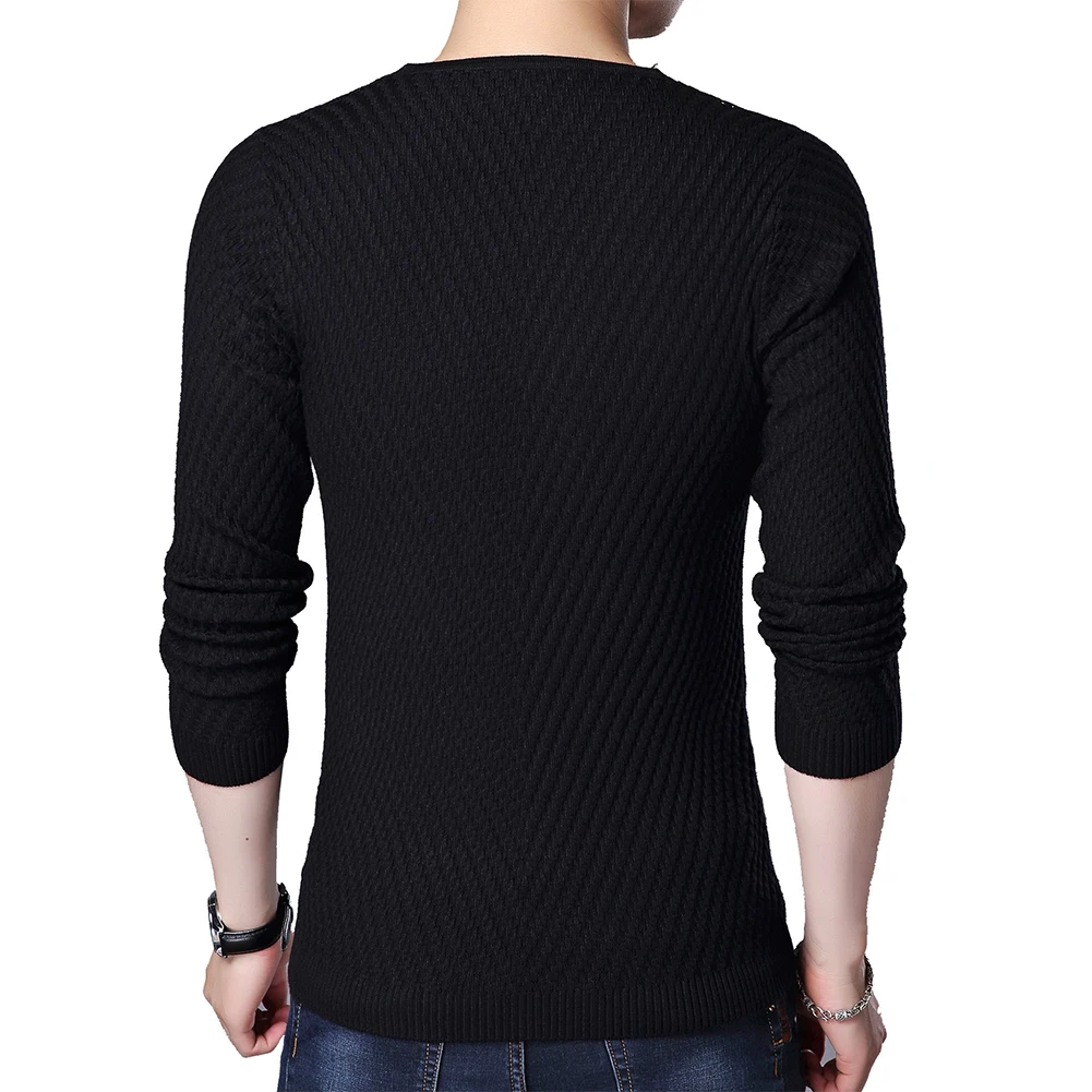 

Cozy and Stylish Knitted Sweater for Men V Neck Slim Fit Long Sleeve Camel Color Ideal for Autumn and Winter