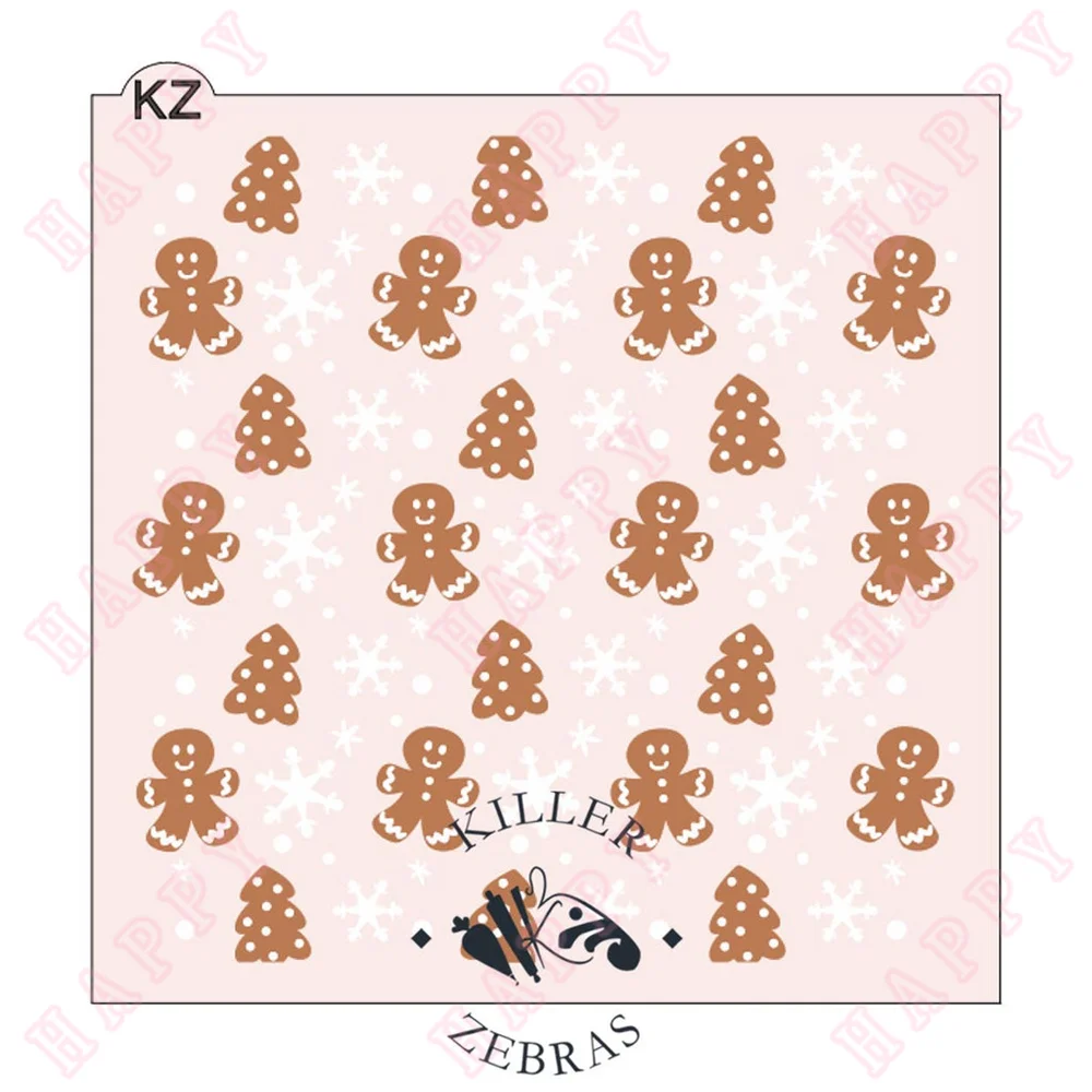 New Gingerbread Men 2 Part Layering Stencils For DIY Painting Scrapbooking Diary Coloring Embossing Album Decorative Template
New Gingerbread Men 2 Part Layering Stencils For DIY Painting Scrapbooking Diary Coloring Embossing Album Decorative Template