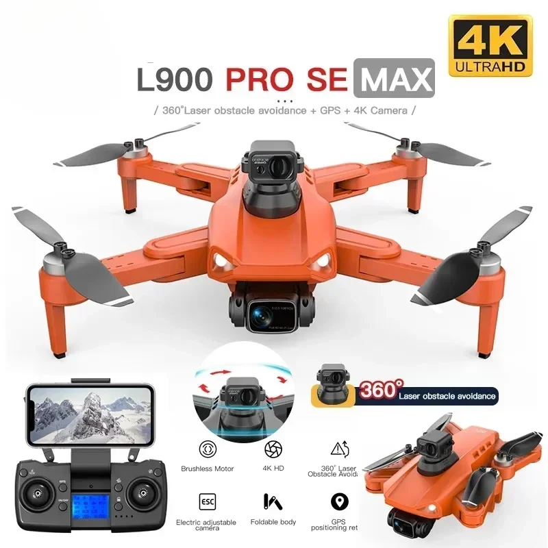 4K GPS Professional FPV Drone With Camera 5G WIFI Obstacle Avoidance L900 Pro SE MAX Brushless Motor RC Quadcopter Mini Dron
4K GPS Professional FPV Drone With Camera 5G WIFI Obstacle Avoidance L900 Pro SE MAX Brushless Motor RC Quadcopter Mini Dron