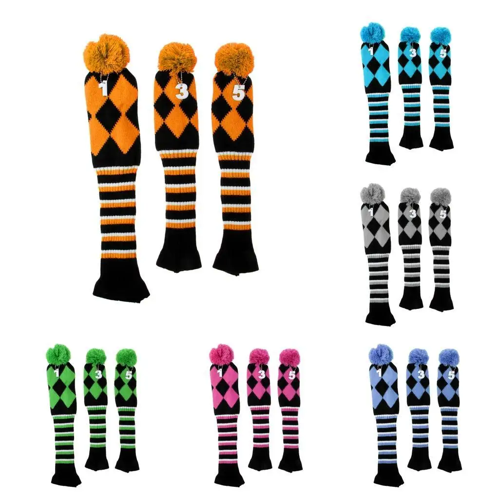 Набор из 3 головных уборов с помпоном для гольфа
Набор из 3 головных уборов с помпоном для гольфа