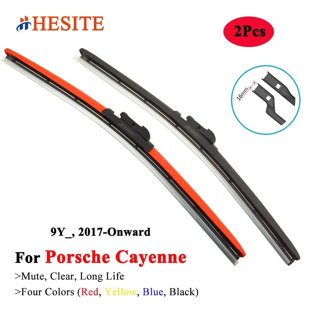 HESITE Colorful Wiper Blades For Porsche Cayenne SUV 9YA 9YB 2017 2018 2019 2020 2021 2022 2023 Car Exterior Replacement Parts
HESITE Colorful Wiper Blades For Porsche Cayenne SUV 9YA 9YB 2017 2018 2019 2020 2021 2022 2023 Car Exterior Replacement Parts
