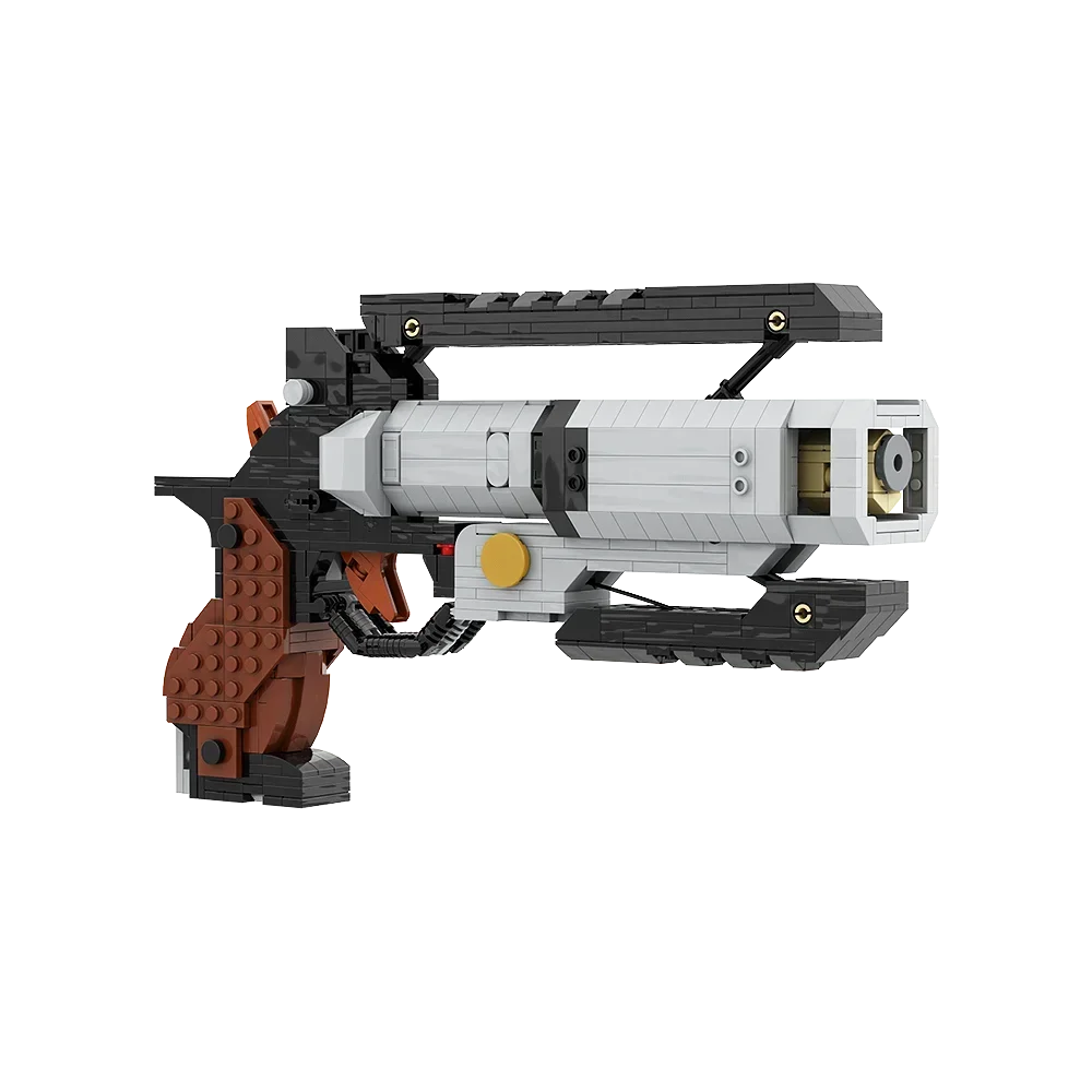 

Gobricks Military Gun Shooting Games Apex-Legends & Titanfalls 2 Wingman Revolver Weapon Model Building Blocks Toys For Children