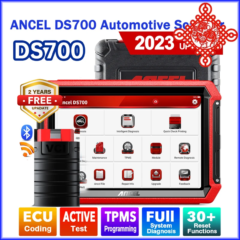 Original ANCEL DS700 Full System 34+ Resets Coder Reader OBD2 Scanner Bidirectional Control AF adjust DPF Injector TPMS Diagnosi
Original ANCEL DS700 Full System 34+ Resets Coder Reader OBD2 Scanner Bidirectional Control AF adjust DPF Injector TPMS Diagnosi