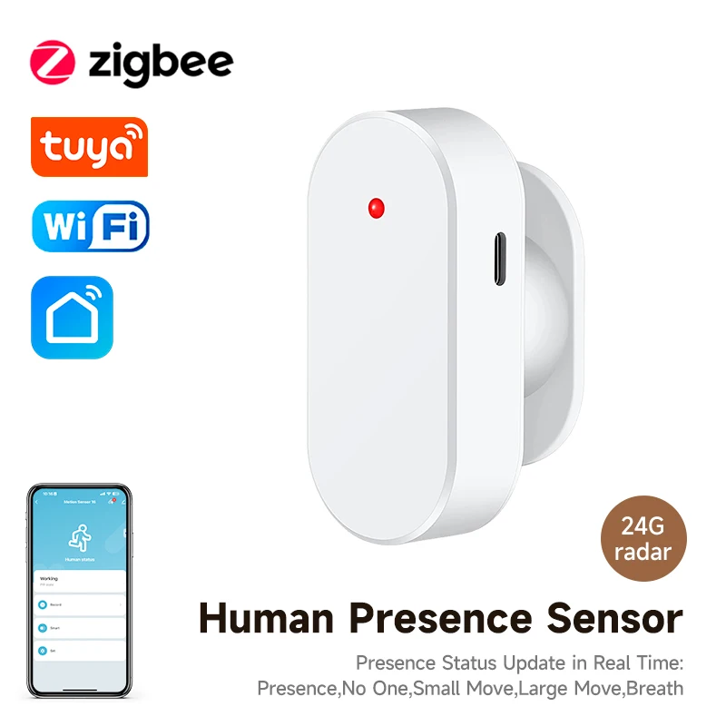 For Tuya For Zigbee Human Presence Detector Smart Human Body PIR Sensor DetectorMotion Sensors Support Home Assistant
For Tuya For Zigbee Human Presence Detector Smart Human Body PIR Sensor DetectorMotion Sensors Support Home Assistant