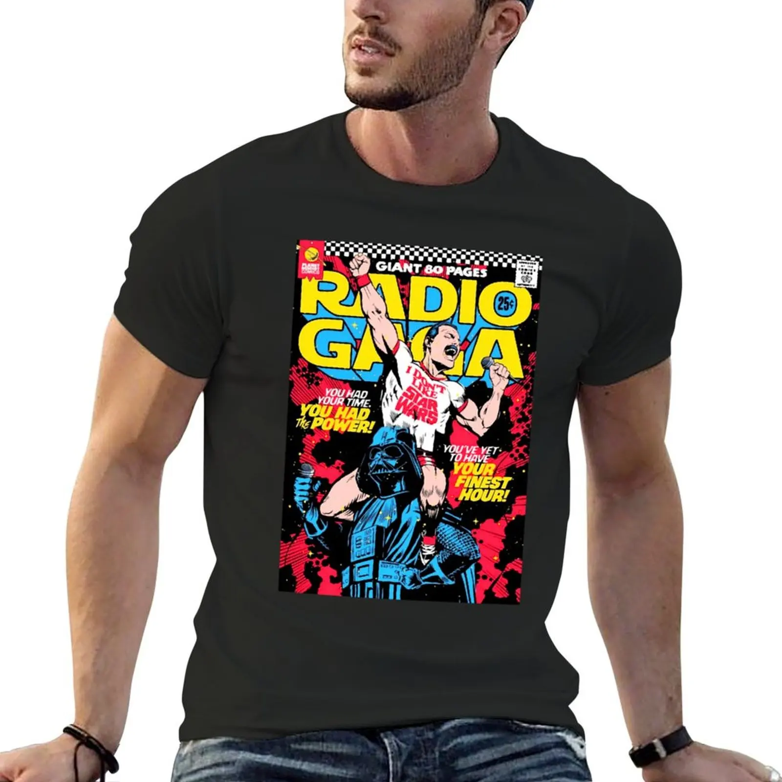 Queen Concert in Radio GAGA T-shirt plus size tops cute clothes oversized customs design your own black t shirts for men
Queen Concert in Radio GAGA T-shirt plus size tops cute clothes oversized customs design your own black t shirts for men