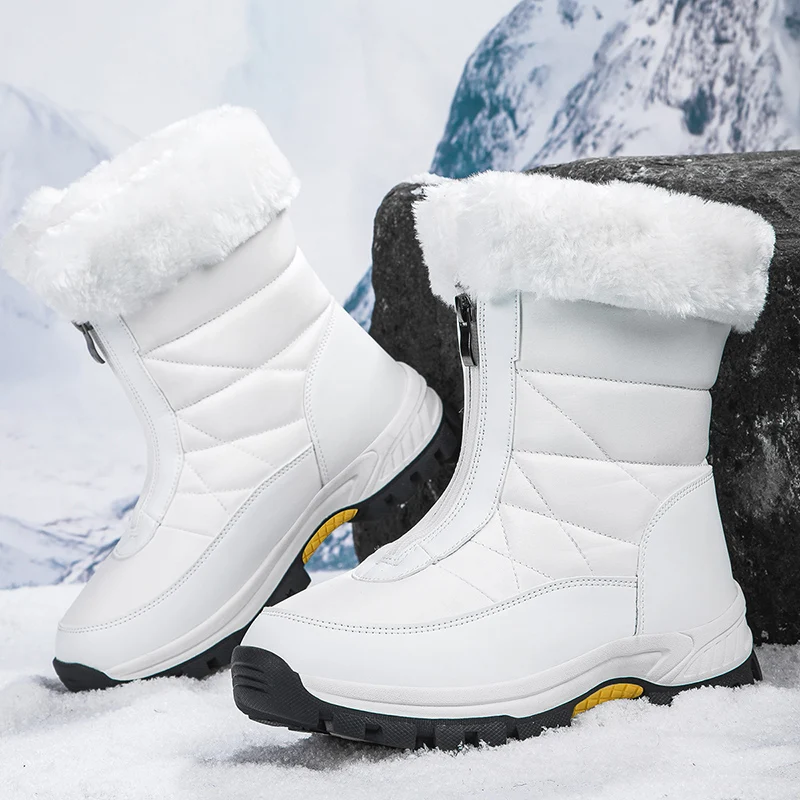 2023 Winter Snow Boots For Women Fur Boot Zipper Middle Calf Platform White Shoes Dames Flat With Fluffy Bot Dames Luxury Design
2023 Winter Snow Boots For Women Fur Boot Zipper Middle Calf Platform White Shoes Dames Flat With Fluffy Bot Dames Luxury Design