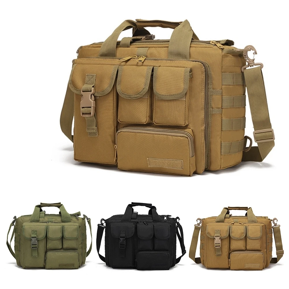 Military Sling Shoulder Bag Mult-Pockets Military Carry Bag Multi-functional MOLLE for Hunting Climbing Cycling
Military Sling Shoulder Bag Mult-Pockets Military Carry Bag Multi-functional MOLLE for Hunting Climbing Cycling